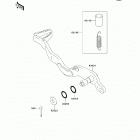KLX250S (KLX250-T9F) Педаль тормоза