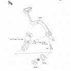 KLR650 (KL650-E9F) Педаль тормоза