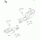 KX85  (KX85-A6F) Подножки
