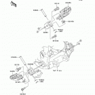 KLX450R (KLX450-A8F) Подножки