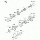 KLX110  (KLX110-A7F) Трансмиссия