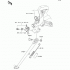 Versys (European) (KLE650-A7F) Подножка
