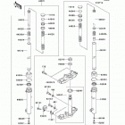 KLX110  (KLX110-A7F) Передняя вилка (a7f-a9fa)