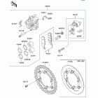 KX450F  (KX450-E9F) Передний тормоз