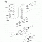 KX65  (KX65-A6F) Коленвал и поршни