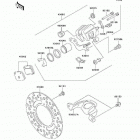 KX65  (KX65-A6F) Задний тормоз
