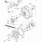 Vulcan 900 Custom (VN900-C8F) Заднее колесо и цепь