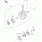 KLX140L  (KLX140-B9F) Коленвал
