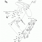 Ninja 250R (EX250-J9FA) Переднее крыло(ья)