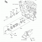 Vulcan 900 Custom (VN900-C8F) Валы и вилки переключения передач