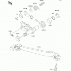 KLX250S (KLX250-T9F) Механизм переключения передач