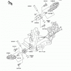 KX450F  (KX450-E9F) Подножки