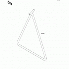 KX100  (KX100-D7F) Подножка