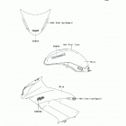 Ninja 650R (EX650-C9F) Decals(c.p.blue)(c9f)(cn)