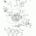 KLX140  (KLX140-A9F) Головка цилиндра