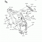 Ninja ZX-10R (ZX1000-E9F) Крепление двигателя
