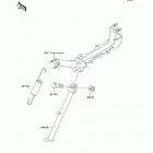 KLX110  (KLX110-A7F) Подножка