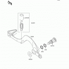 KX450F  (KX450-E9F) Педаль тормоза