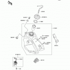 KX65  (KX65-A6F) Топливный бак