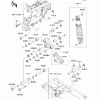 Ninja 250R (EX250-J9FA) Подвеска  /  амортизатор