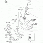 KX85  (KX85-A6F) Топливный бак