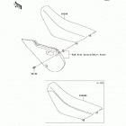 KLX110  (KLX110-A7F) Сидение