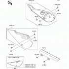 KLX110  (KLX110-A7F) Боковые обтекатели