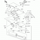 KX100  (KX100-D7F) Глушитель