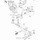 Versys (European) (KLE650-A7F) Механизм переключения передач