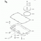 Ninja 500R (EX500-D9F) Поддон картера