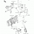 Versys (European) (KLE650-A7F) Патрубки охлаждения