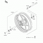 Versys (Canada Only) (KLE650-A9F) Переднее колесо
