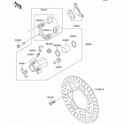 Vulcan 500 LTD (EN500-C8F) Передний тормоз