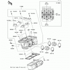 Ninja 250R (EX250-J9FA) Головка цилиндра