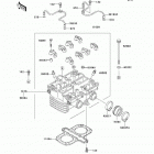 Vulcan 500 LTD (EN500-C8F) Головка цилиндра