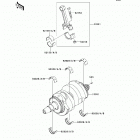 Ninja 650R (EX650-C9F) Коленвал