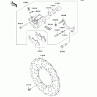KLR650 (KL650-E9F) Передний тормоз