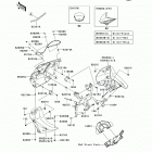 KLR650 (KL650-E9F) Обтекатели