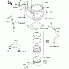 KLR650 (KL650-E9F) Цилиндр и поршни