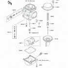 Vulcan 500 LTD (EN500-C8F) Карбюратор в разборе