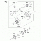 KLR650 (KL650-E9F) Коленвал