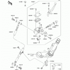 Ninja 250R (EX250-J9FA) Главный тормозной цилиндр,передний