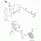 KLX110  (KLX110-A7F) Педаль тормоза