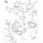 Ninja 500R (EX500-D9F) Воздухозаборник