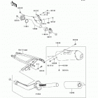 KX450F  (KX450-E9F) Глушитель