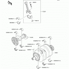 Ninja 250R (EX250-J9FA) Коленвал