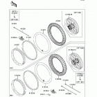 KX450F  (KX450-E9F) Колеса,покрышки