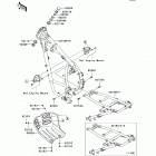 KLR650 (KL650-E9F) Рама