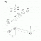 KLR650 (KL650-E9F) Механизм переключения передач