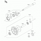 KLR650 (KL650-E9F) Переднее колесо